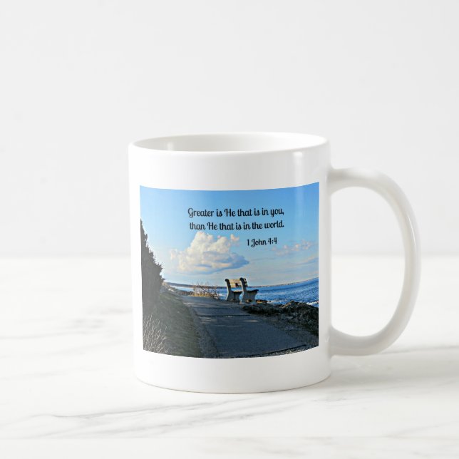 Taza De Café 1 Juan 4:4 (Derecha)