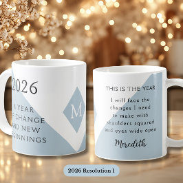 Taza De Café 1. New Year Resolution for 2026 Year of Change