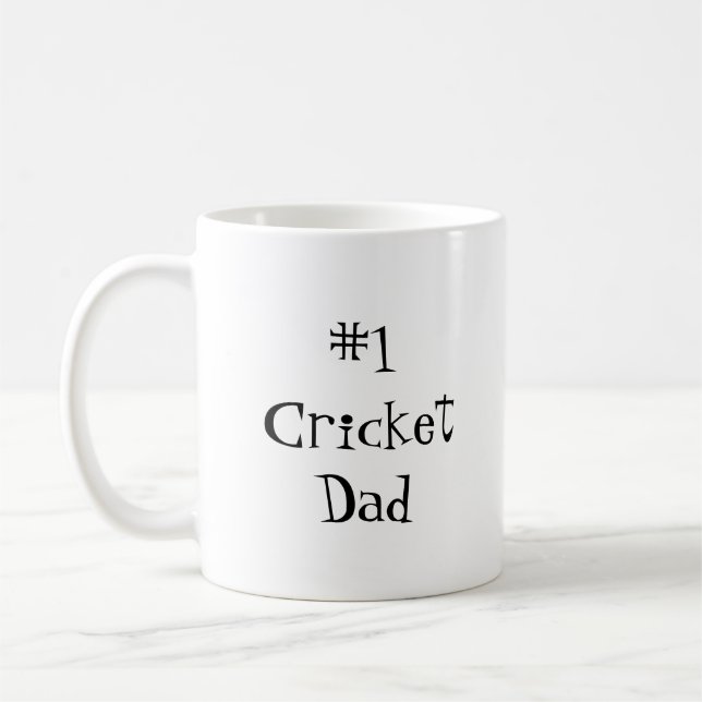 Taza De Café #1 papá de críquet (Izquierda)