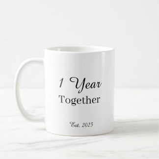 Taza De Café 1 Year Anniversary Mug – First Wedding Anniversary
