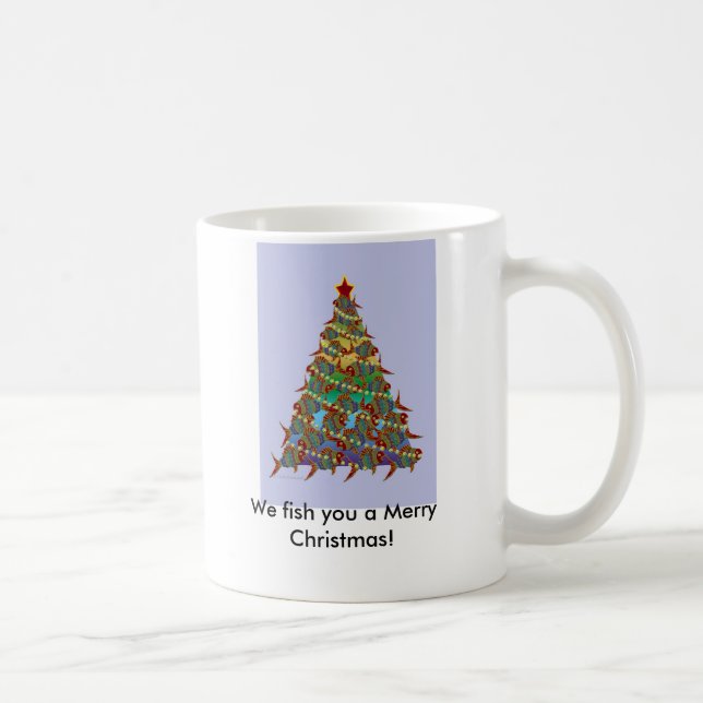 Taza De Café ¡1aFishTree, le pescamos las Felices Navidad! (Derecha)