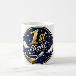 Taza De Café 1er vuelo en avión 