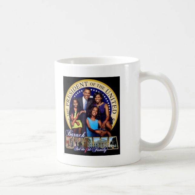 Taza De Café 1r Familia Barack Obama (Derecha)