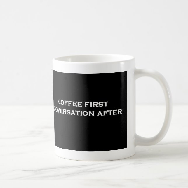 Taza De Café 1ra conversación del café después (Derecha)