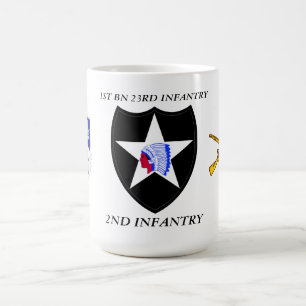 TAZA DE CAFÉ 1ST BN 23ª INFANTRÍA 2ª INFANTRÍA DIV.JARRA