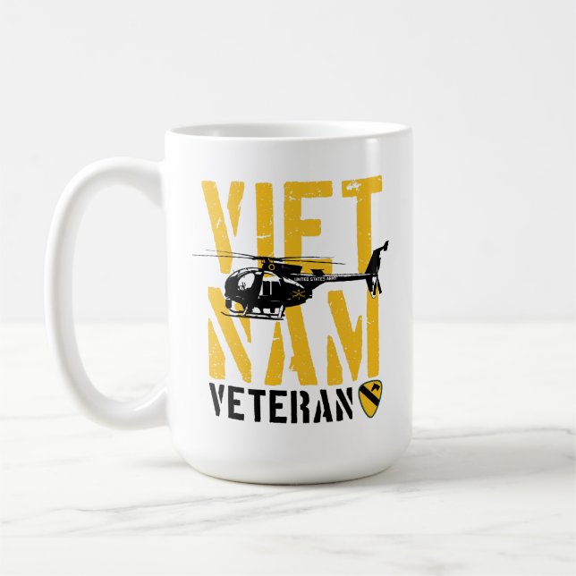 Taza De Café 1st Cavalry Division Vietnam Veteran (Izquierda)