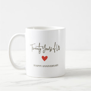 Taza De Café 20º Aniversario – Veinte Años de Nosotros