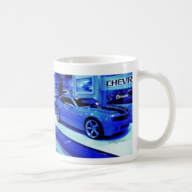 Taza De Café © 2009 S.J. de "Camaro azul" (Derecha)
