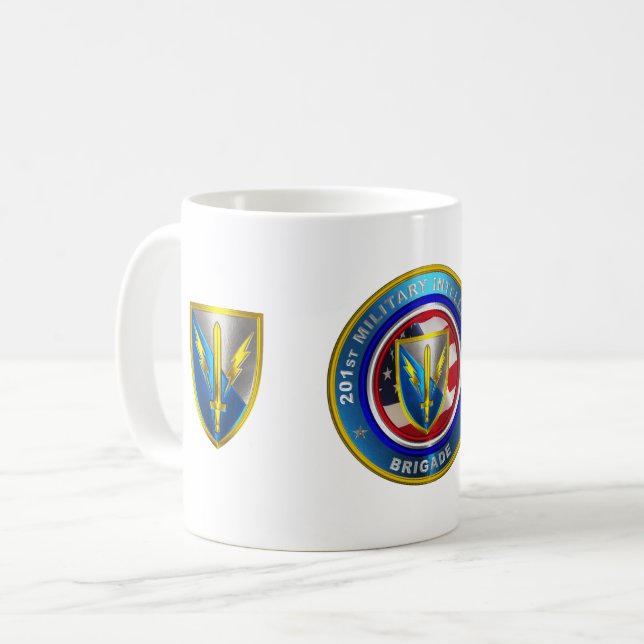 Taza De Café 201.ª Brigada de Inteligencia Militar Expedicionar (Anverso izquierdo)