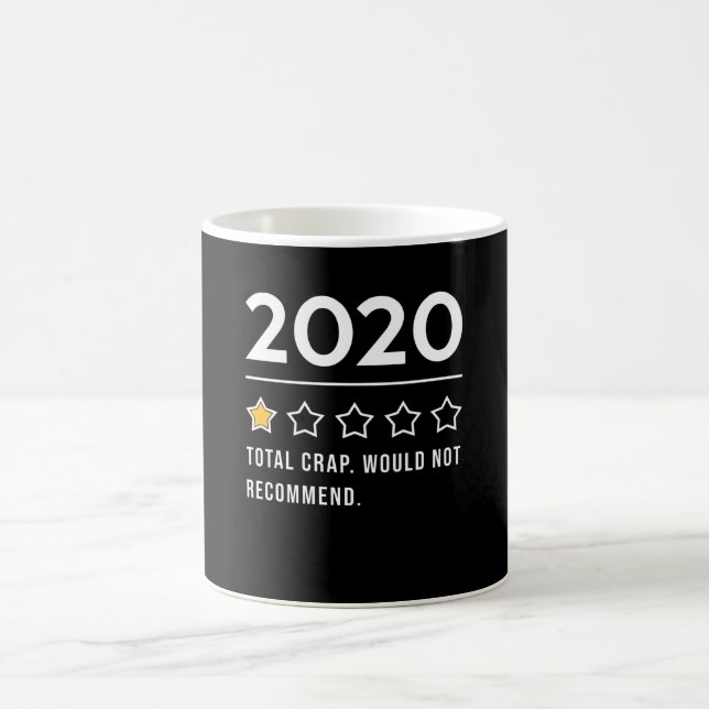 Taza De Café 2020 Memes 1 Star Rating (Centro)