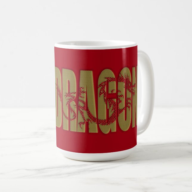 Taza De Café 2024 año del dragón (Anverso derecho)