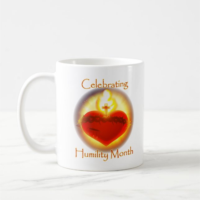 Taza De Café 2024 Mes de la Humildad Mug (Izquierda)