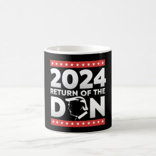 Taza De Café 2024 Regreso del Don Trump 45 47 Presidente de EE.