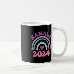 Taza De Café 2024 Votación arcoiris por el presidente Kamala-ha