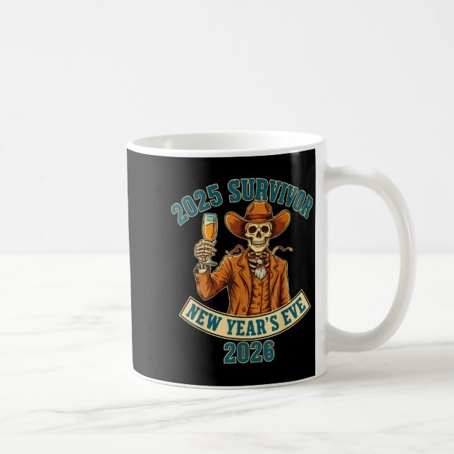 Taza De Café 2025 Survivor New Year's Eve 2026  (Derecha)