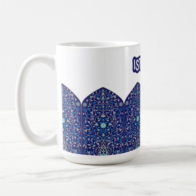 Taza De Café 2026 New Istanbul Turkey Souvenir Blue (Izquierda)