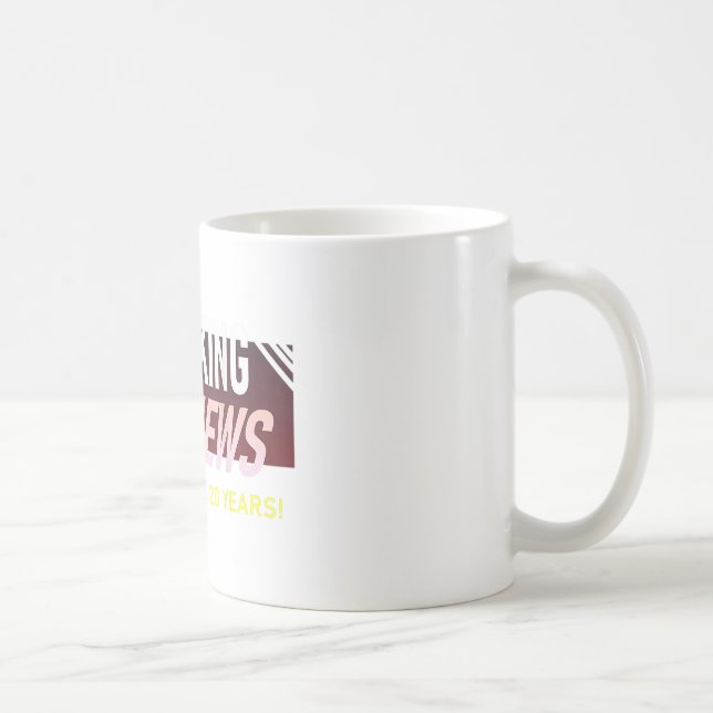 Taza De Café 20° Aniversario del Trabajo 20 años de carrera (Derecha)