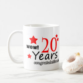Taza De Café 20 años de aniversario