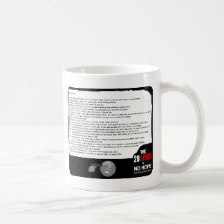 Taza De Café 20 leyes de ninguna esperanza