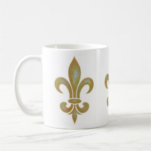Taza De Café 2100 flor de lis, 2100 flor de lis, fleu 2100…
