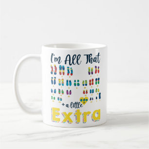 Taza De Café 21 Xy Extra Cromosoma Niño Día Mundial del Síndrom