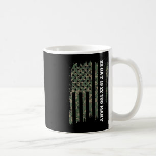 Taza De Café 22 A Day Veterano Vive El Asunto Suicidio Del Ejér