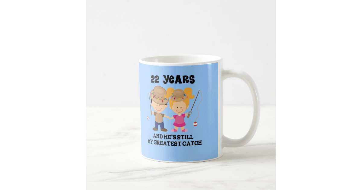 Taza De Cafe 22do Regalo Del Aniversario De Boda Para Ella Zazzle Es