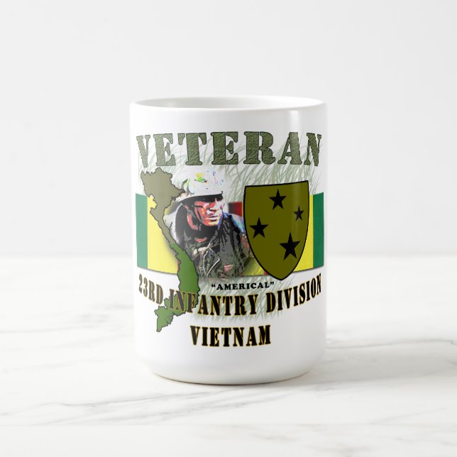 Taza De Café 23ro Inf Div (Americal) - Vietnam (ningún CIB) (Centro)