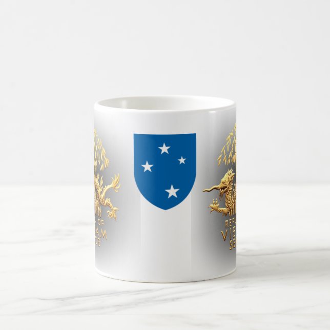 Taza De Café 23ro infantería Americal y dragón del servicio de (Centro)
