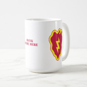 Taza De Café 25ª Tarjeta de División de Infantería - Persona