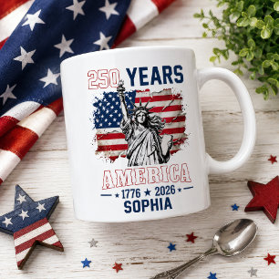 Taza De Café 250º Aniversario de América 1776-2026