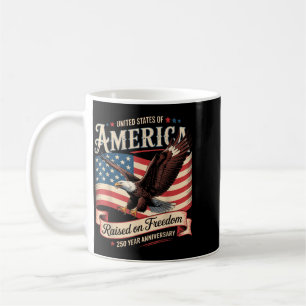 Taza De Café 250º Aniversario de América 4 de Julio Bandera de
