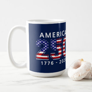 Taza De Café 250º cumpleaños de los Estados Unidos