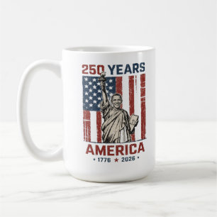 Taza De Café 250º Estatua de la Libertad de América Camiseta Pa
