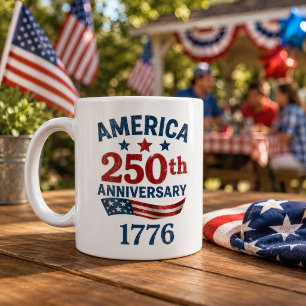 Taza De Café 250 Aniversario de EE. UU. 1776 Patrimonio