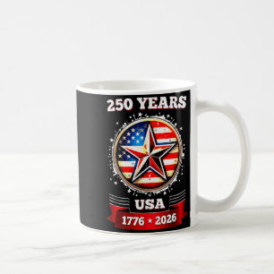 Taza De Café 250 Aniversario Estrella Patriótica USA