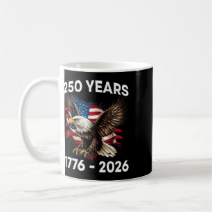 Taza De Café 250 Aniversario Usa Águila Patriótica 250º Indepen
