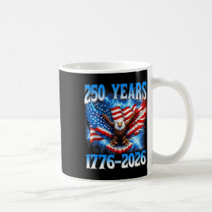 Taza De Café 250 Aniversario Usa Águila Patriótica 250 Años 4t
