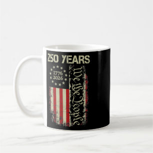 Taza De Café 250 Años América 1776 2026 We The People Bandera U