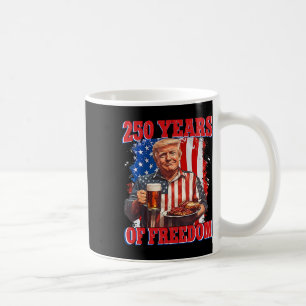 Taza De Café 250 Años América Trump 4 de julio 2026 Libertad In