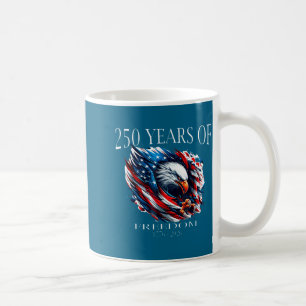Taza De Café 250 años americano 1776 2026 diseño