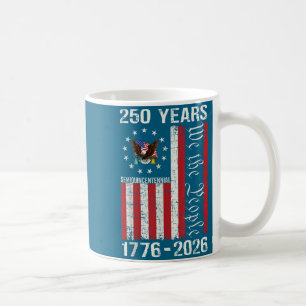 Taza De Café 250 años americano aniversario 250 Estados Unidos