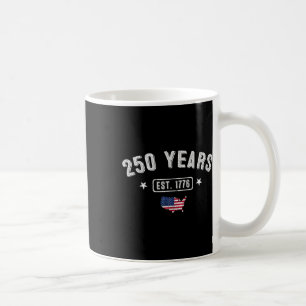 Taza De Café 250 años de América Aniversario1776 250º cumpleaño
