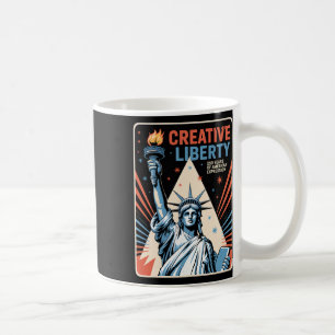Taza De Café 250 años de expresión americana, estatua de la lib