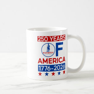 Taza De Café 250 años de la Revolución Estadounidense Semiquinc