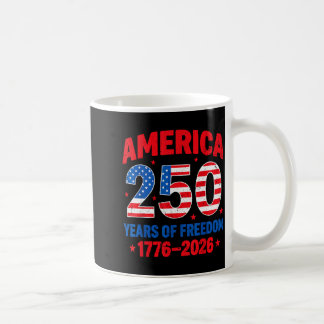 Taza De Café 250 años de libertad aniversario 250 usa bandera 4