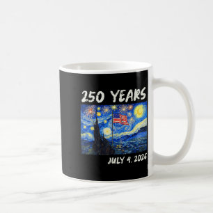 Taza De Café 250 Años Van Gogh Noche estrellada 250 Aniversario