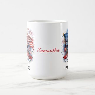 Taza De Café 250th Celebration US Independence Day 1776 - 2026