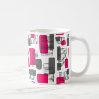 Taza De Café 251215 - Rojo neón y gris