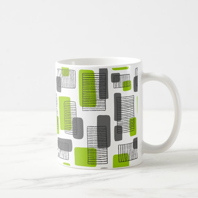 Taza De Café 251215 - Verde y gris (Derecha)